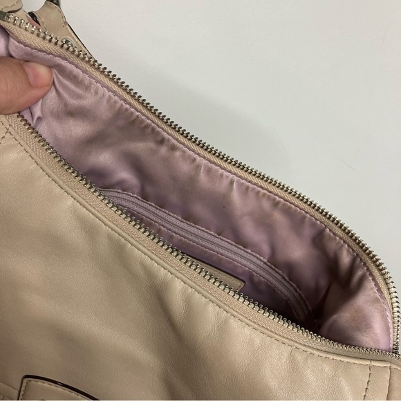 Coach Kristin hobo bag cream leather medium size - Picture 9 of 11